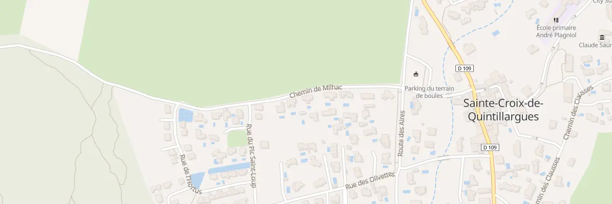 Plan du 275 Che de Milhac à Sainte-Croix-de-Quintillargues