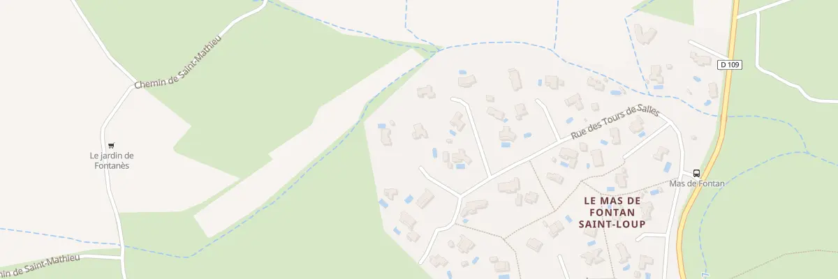 Plan du 17 Rue des Tours de Salles à Fontanès
