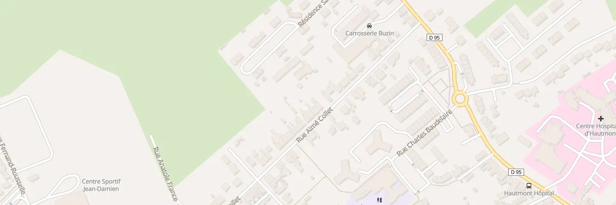 Plan du 54 Rue Aimé Collet à Hautmont