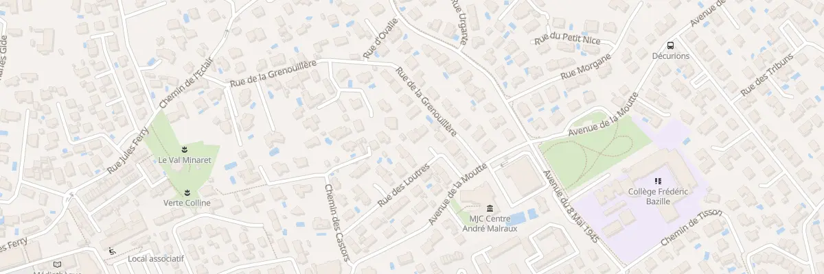 Plan du 21 Rue des Loutres à Castelnau-le-Lez
