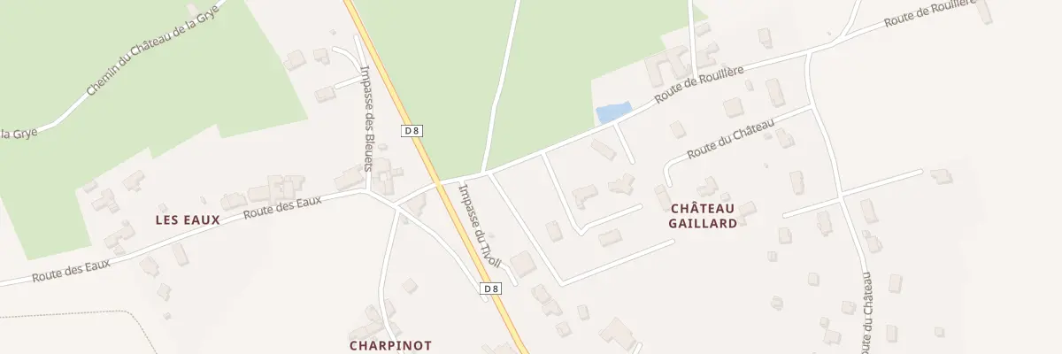 Plan du 98F Rte de Rouillère à Ambierle