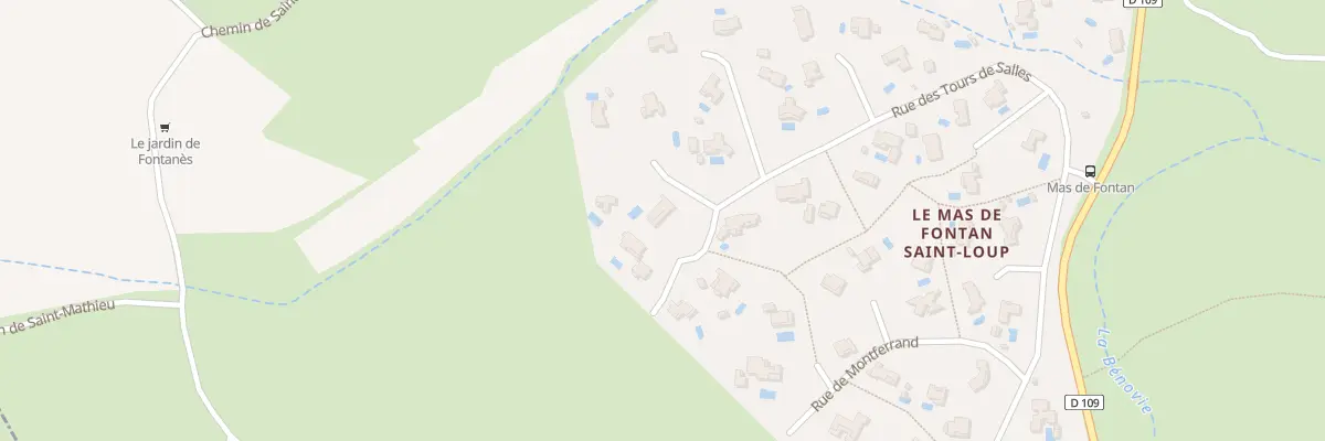 Plan du 14 Rue des Tours de Salles à Fontanès