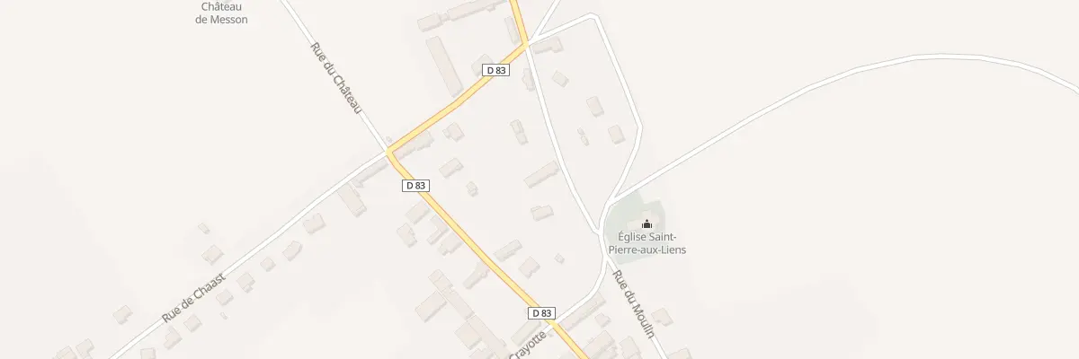 Plan du 3 Rue de l’Eglise à Messon