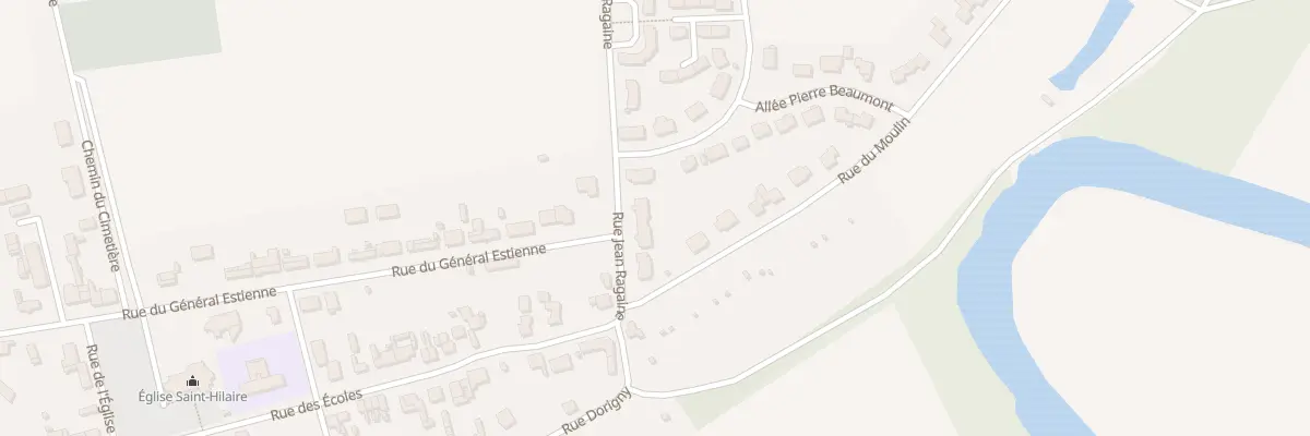 Plan du 10 Rue Jean Ragaine à Berry-au-Bac
