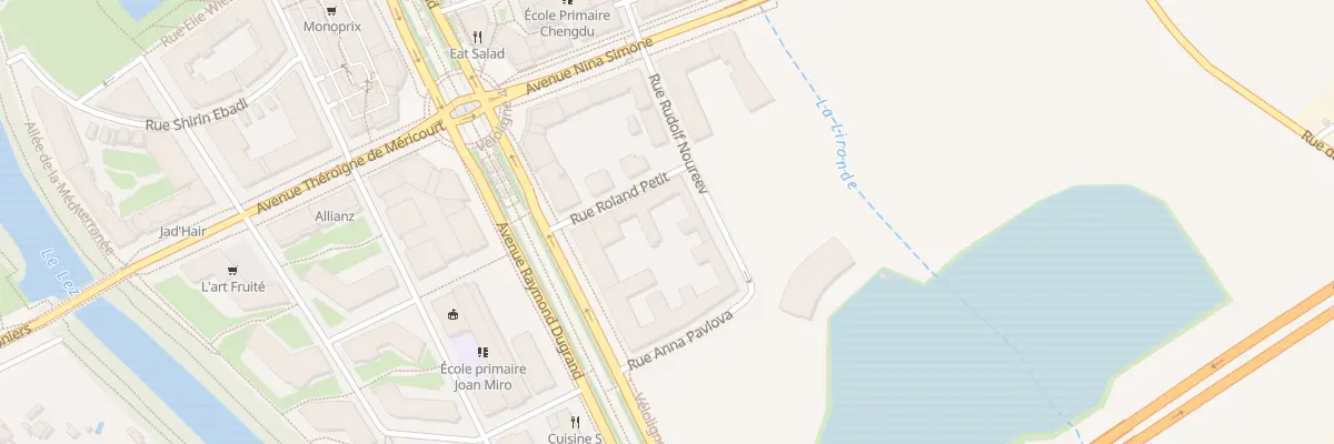 Plan du 65 Rue Roland Petit à Montpellier