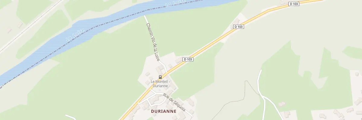 Plan du 11 Rte des Gorges de la Loire au Monteil