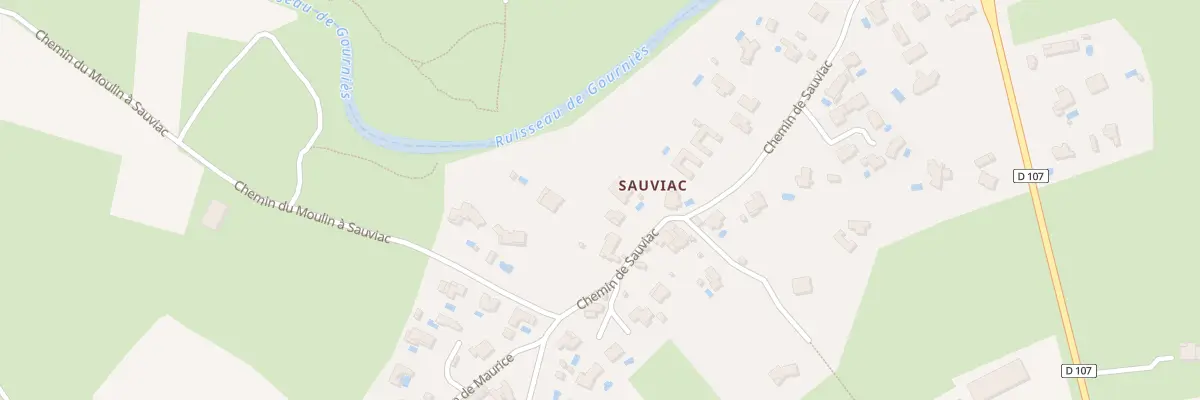 Plan du 376 Che de Sauviac à Claret