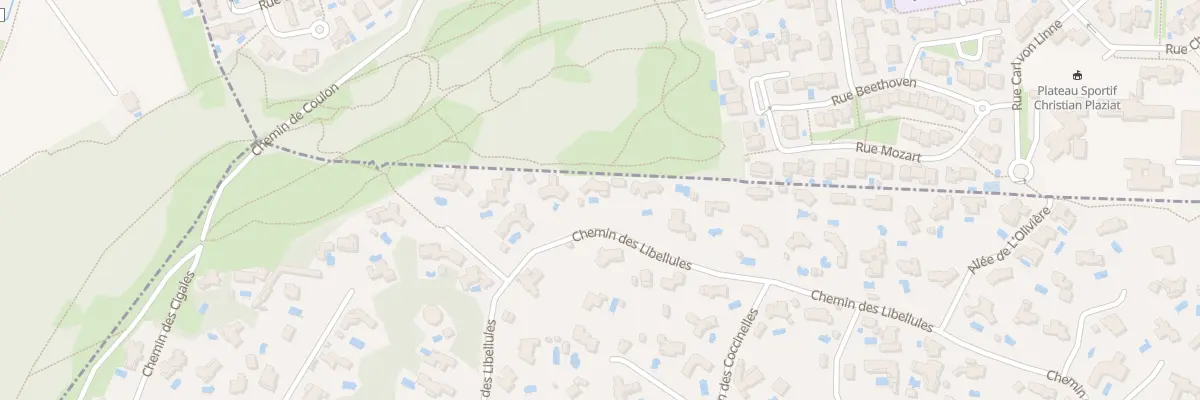 Plan du 685 Che des Libellules à Castelnau-le-Lez