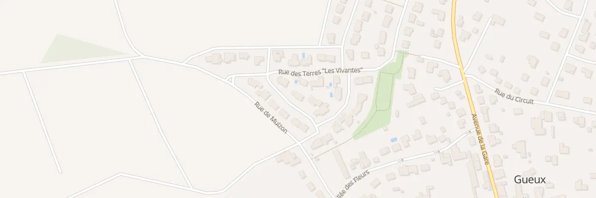 Plan du 10 Rue des Terres Brulees à Gueux