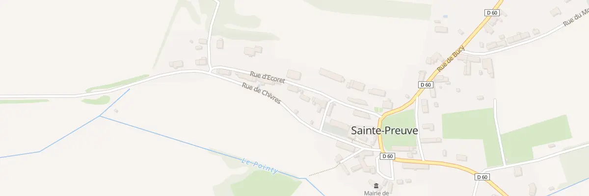 Plan du 7 Rue d’Ecoret à Sainte-Preuve