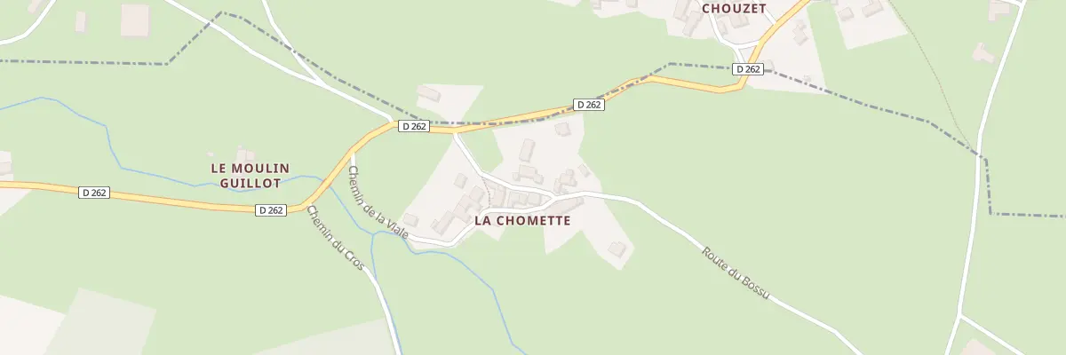 Plan du 46 Rte du Bossu à Saint-Clément-de-Valorgue