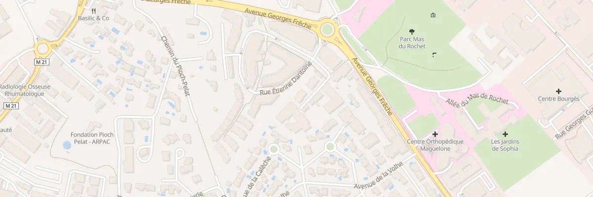 Plan du 648 Av Georges Frêche à Castelnau-le-Lez