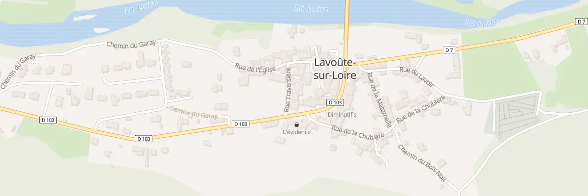 Plan du 7 Rue Traversière à Lavoûte-sur-Loire