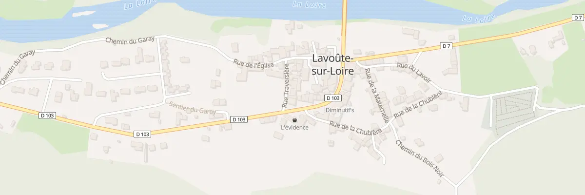 Plan du 9 Rue Traversière à Lavoûte-sur-Loire