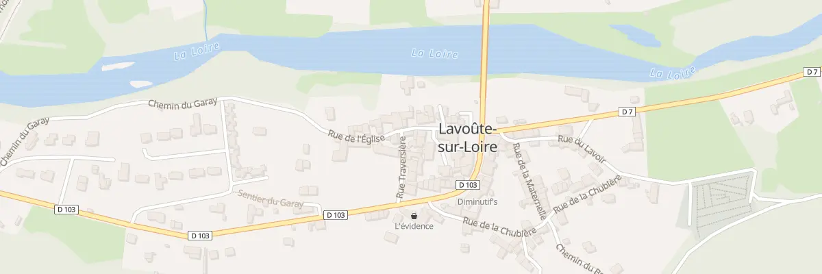 Plan du 1 Rue Traversière à Lavoûte-sur-Loire