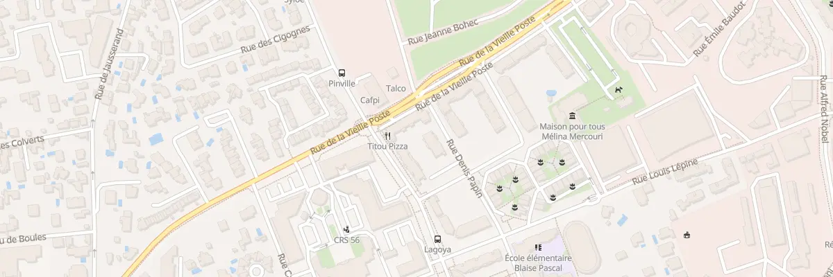 Plan du 690 Rue de la Vieille Poste à Montpellier