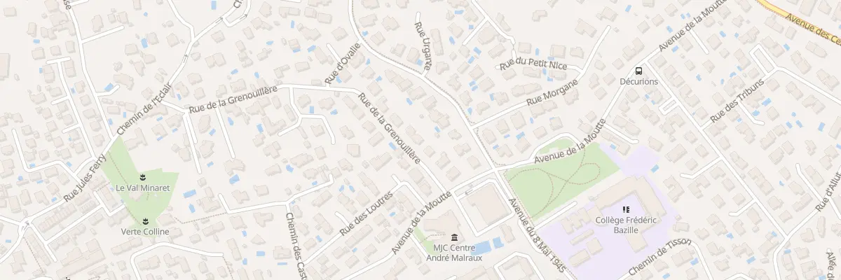 Plan du 25 Rue de la Grenouillère à Castelnau-le-Lez