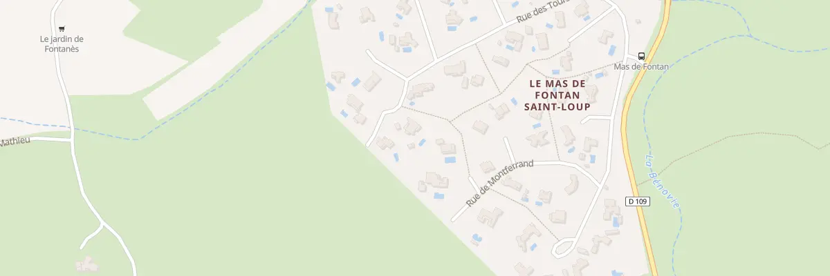Plan du 11 Rue des Tours de Salles à Fontanès