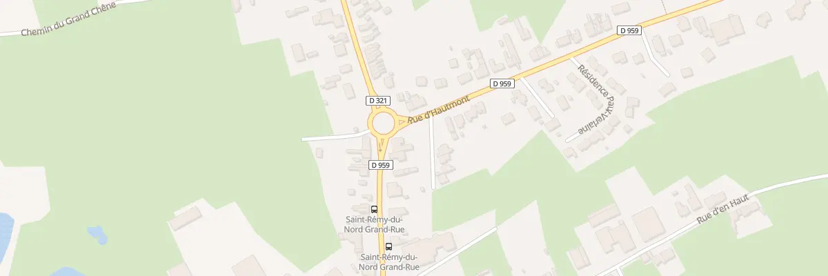 Plan du 1 Gr Gd Rue à Saint-Remy-du-Nord