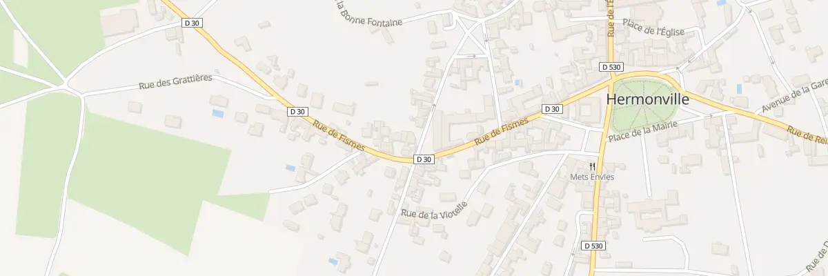 Plan du 12 Rue des Soranges à Hermonville