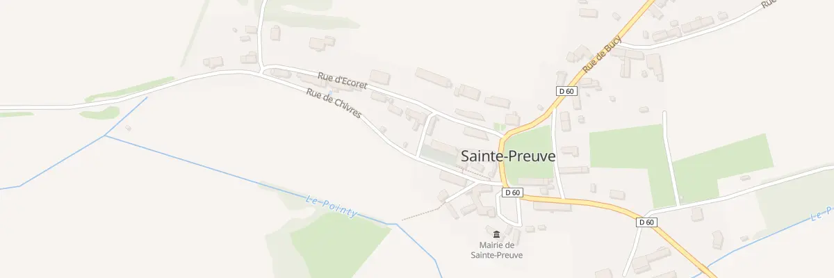 Plan du 3 Rue d’Ecoret à Sainte-Preuve