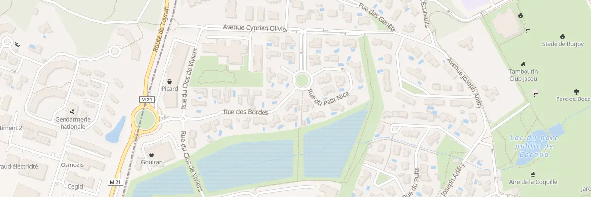 Plan du 1 Rue des Bordes à Jacou