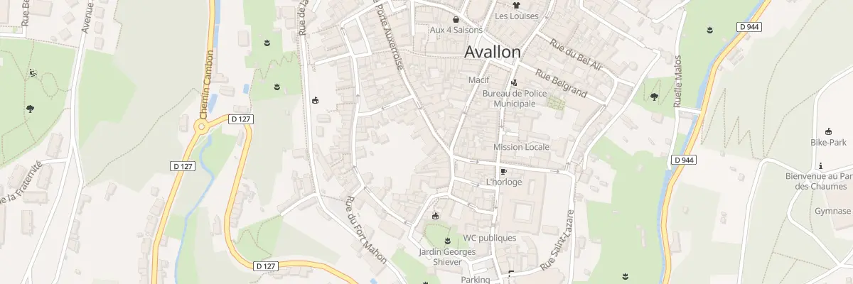 Plan du 40 Rue Porte Auxerroise à Avallon