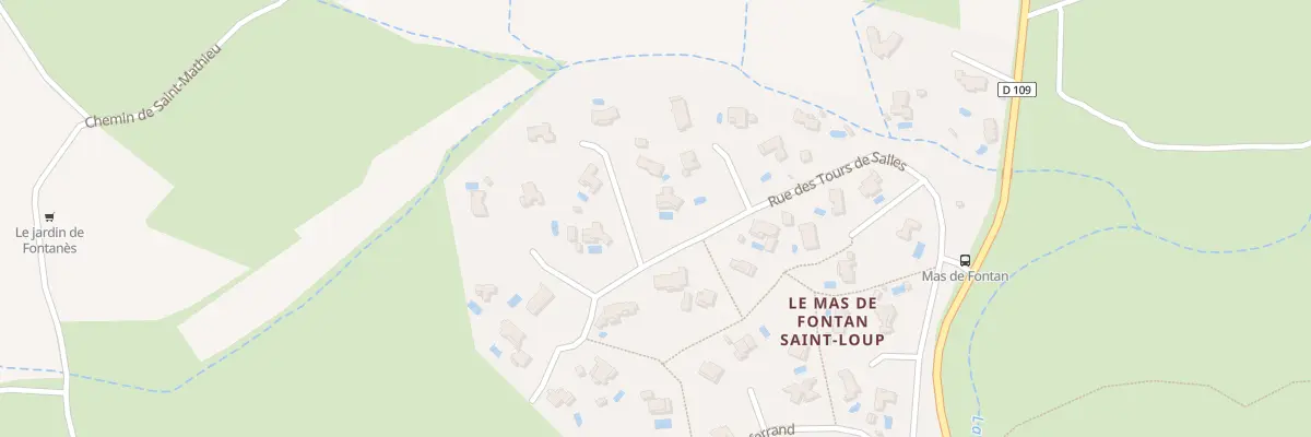 Plan du 23 Rue des Tours de Salles à Fontanès