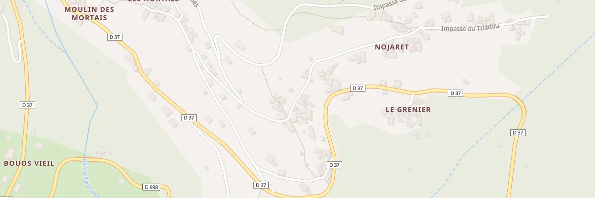 Plan du 5286 Nojaret à Vialas