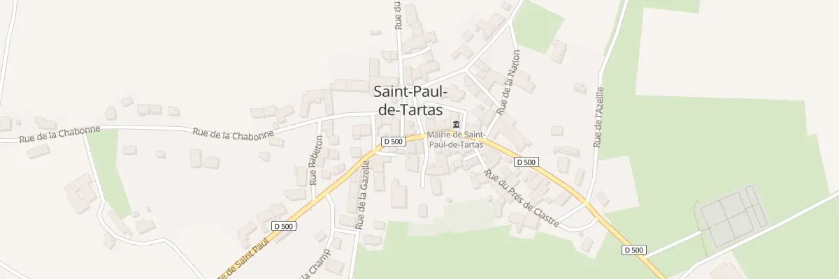 Plan du 5 Rte de Saint Paul à Saint-Paul-de-Tartas
