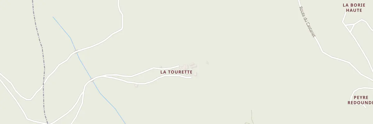 Plan du 5793 La Tourette au Collet-de-Dèze