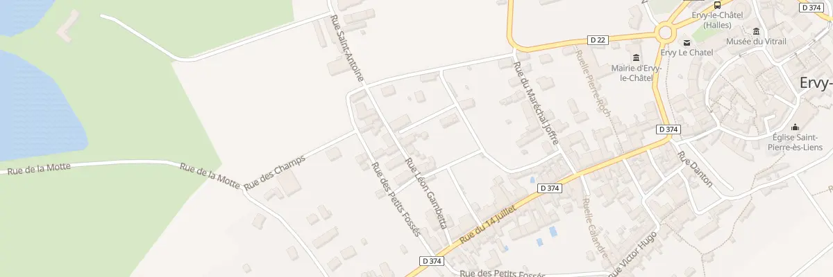 Plan du 8 Rue Léon Gambetta à Ervy-le-Châtel