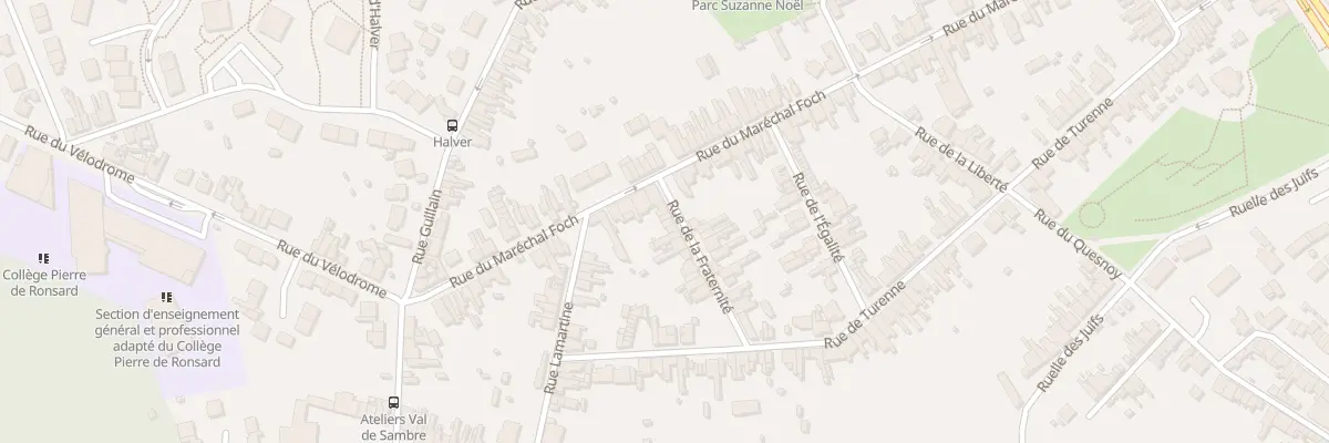 Plan du 6 Rue de la Fraternité à Hautmont
