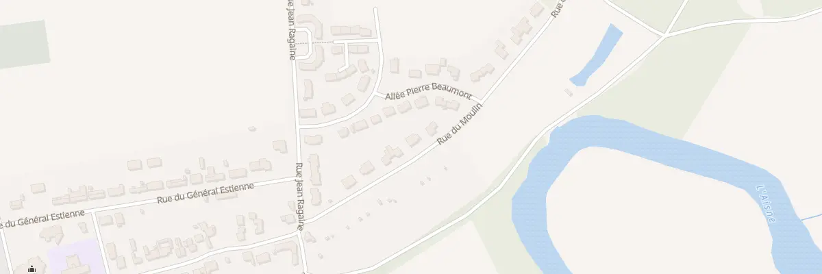 Plan du 9 Rue du Moulin à Berry-au-Bac