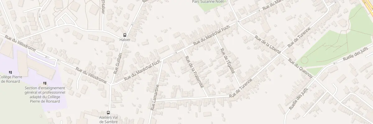 Plan du 8 Rue de la Fraternité à Hautmont