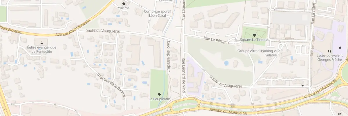 Plan du 55 Imp des Joncs à Montpellier