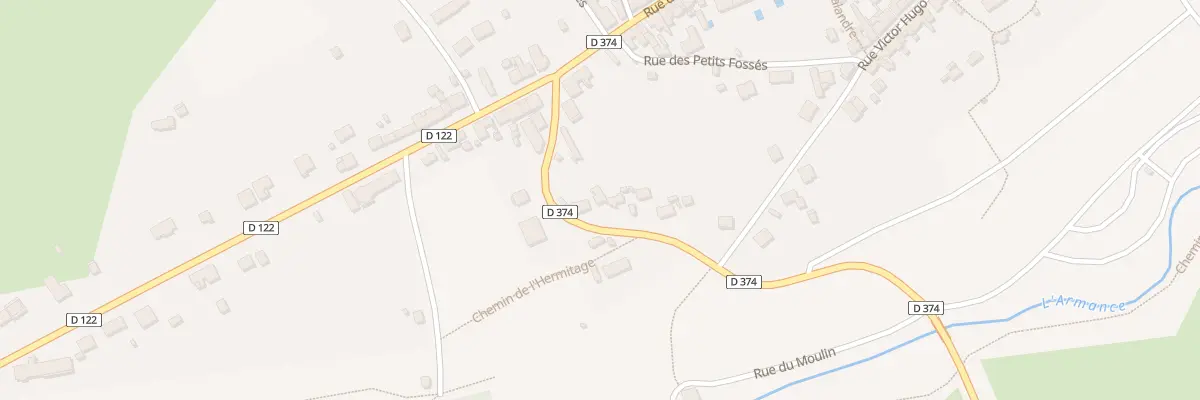 Plan du 9 Rue Alexandre Ledru Rollin à Ervy-le-Châtel