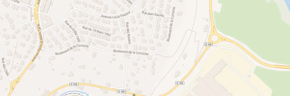 Plan du 54B Bd de la Corniche à Chadrac