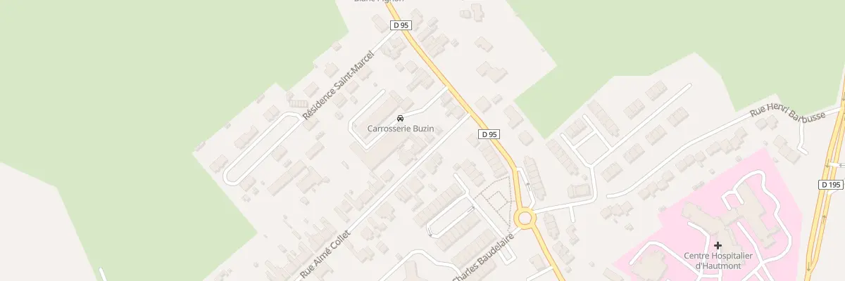 Plan du 16 Rue Aimé Collet à Hautmont