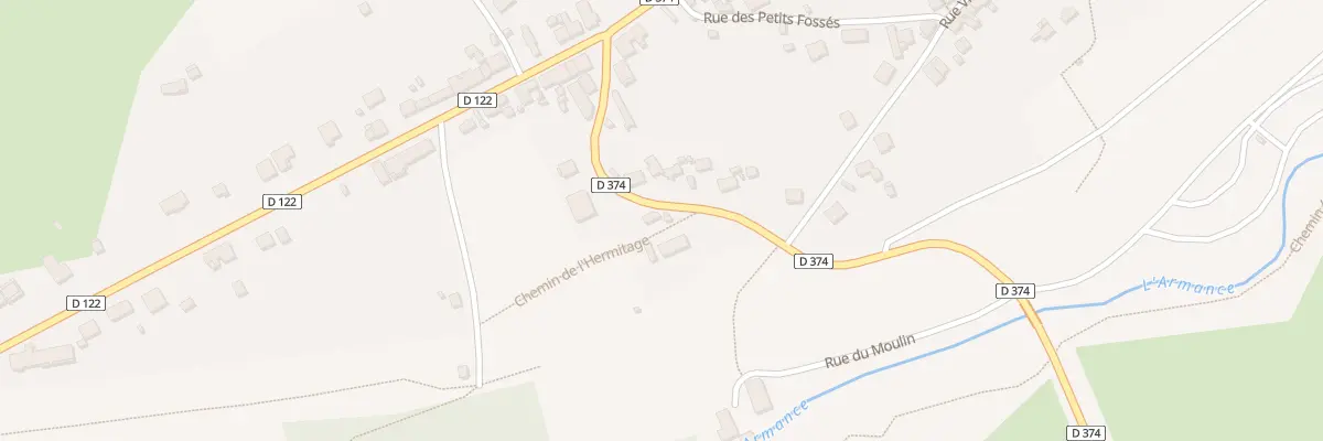 Plan du 10 Rue Alexandre Ledru Rollin à Ervy-le-Châtel
