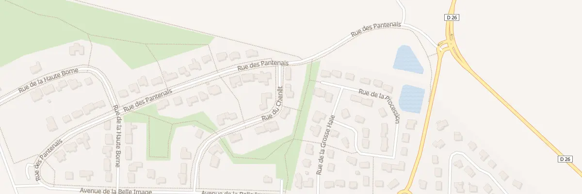 Plan du 20 Rue du Chenet à Gueux