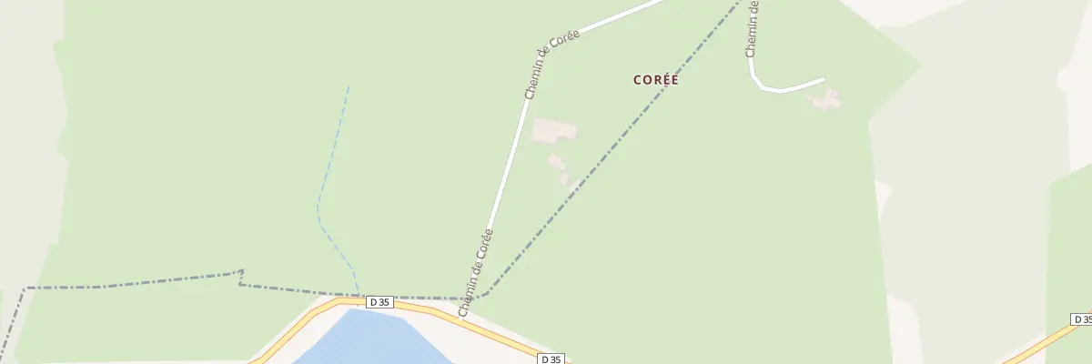 Plan du 110 Che de Corée à La Pacaudière