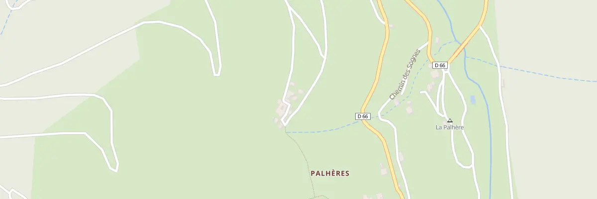 Plan du 94 Che de la Source à Pourcharesses