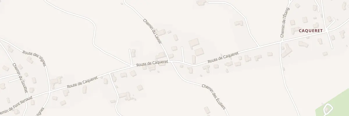 Plan du 365 Rte de Caqueret à Saint-Haon-le-Vieux