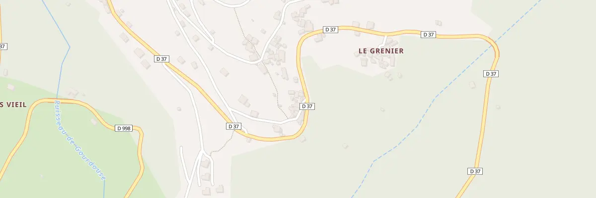 Plan du 1485 Rte du Rocher du Trenze à Vialas