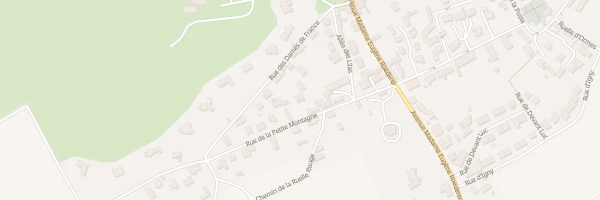 Plan du 12 Rue de la Petite Montagne à Gueux