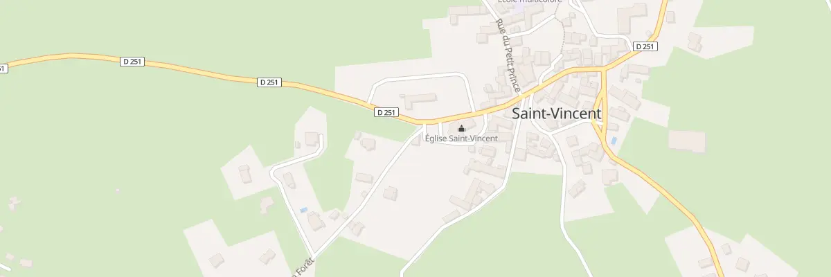 Plan du 1 Rue de la Forêt à Saint-Vincent
