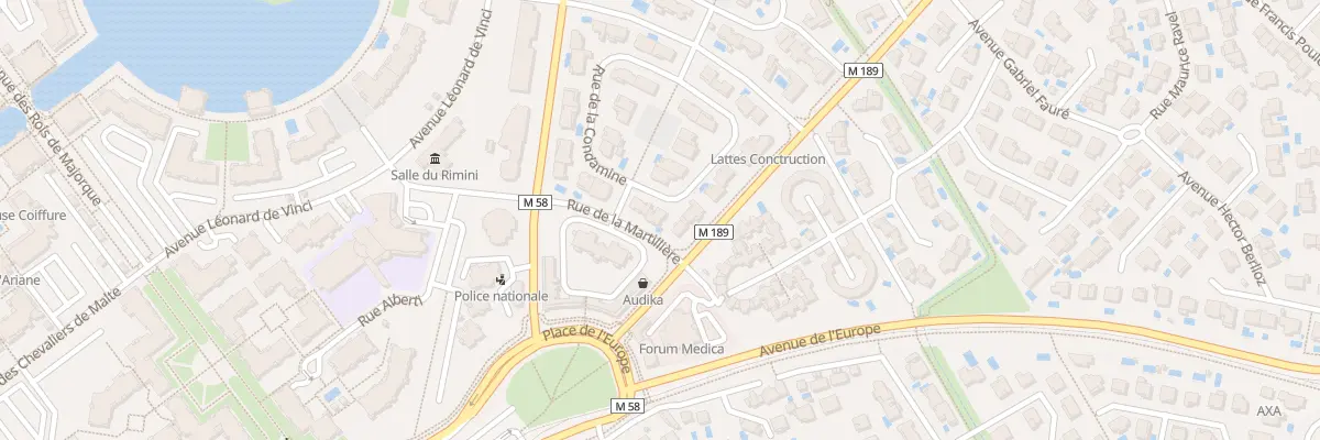 Plan du 4 Rue de la Condamine à Lattes
