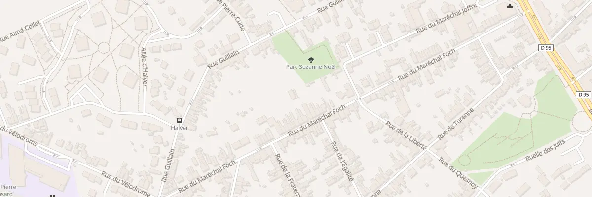 Plan du 74 Av Marechal Foch à Hautmont