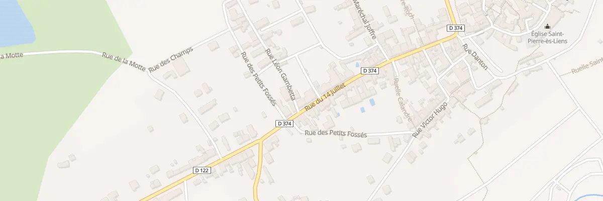 Plan du 38 Rue du 14 Juillet à Ervy-le-Châtel